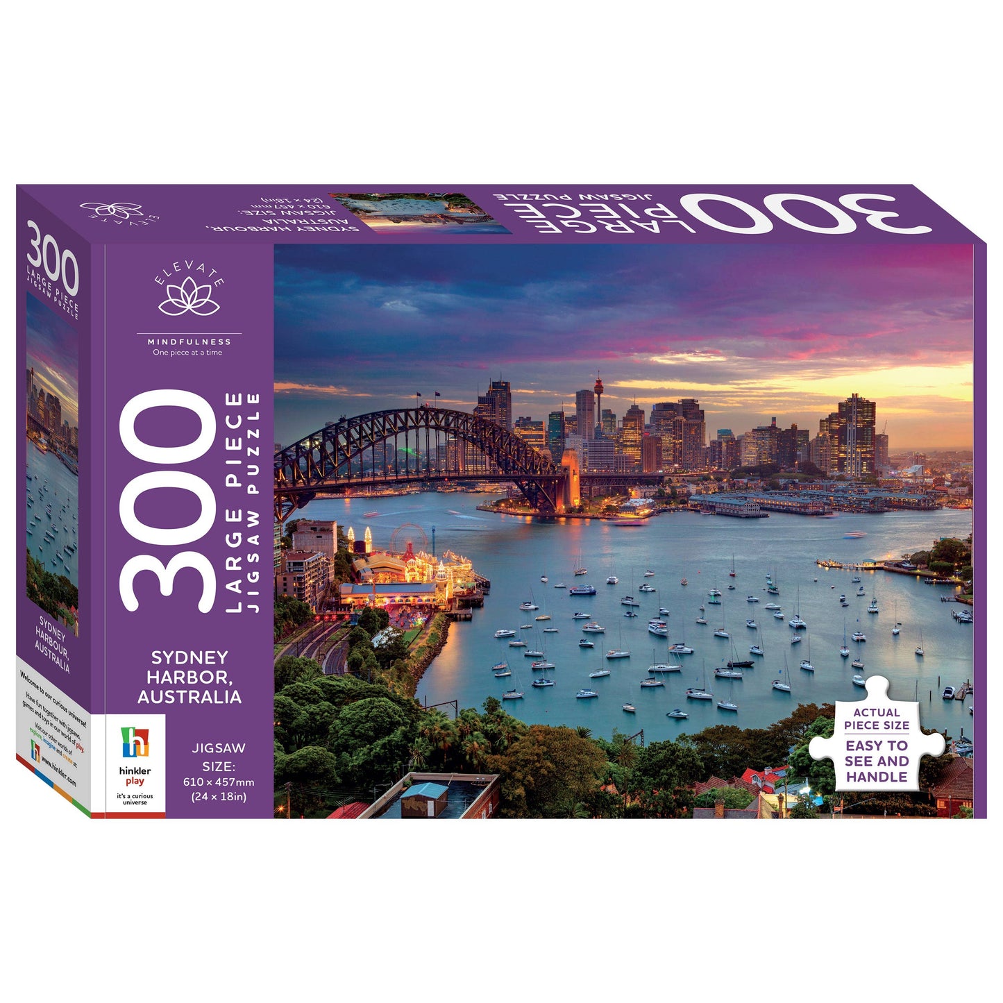 HINKLER ELEVATE 300 PIECE JIGSAW PUZZLE - SYDNEY HARBOUR AUSTRALIA