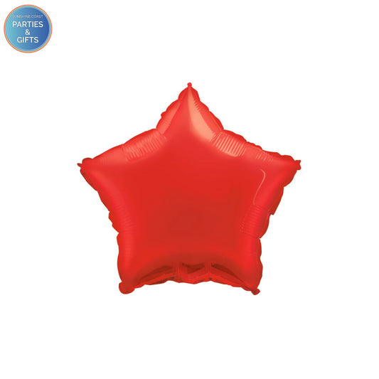 RED STAR FOIL BALLOON - 45.7CM