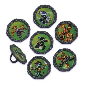 SKYLANDERS CUPCAKE RINGS - PACK OF 12