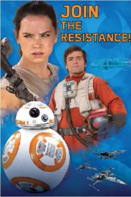 STAR WARS THE FORCE AWAKENS BIRTHDAY INVITATION SET - PACK OF 8