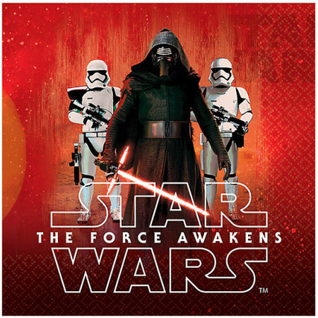STAR WARS THE FORCE AWAKENS LUNCH NAPKINS - PACK OF 16