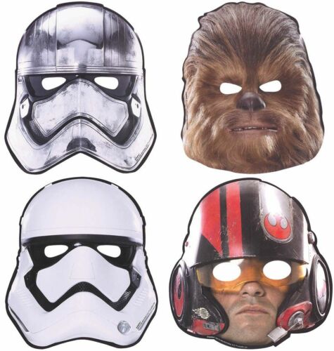 STAR WARS THE FORCE AWAKENS PAPER MASKS - 8 PACK