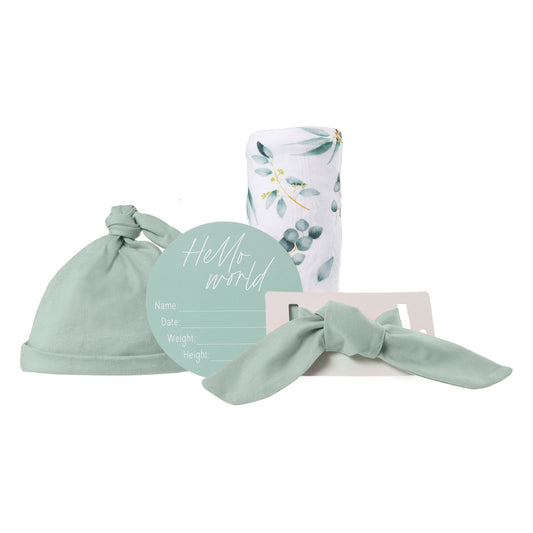 SPLOSH BABY ANNOUNCEMENT SET - EUCALYPTUS