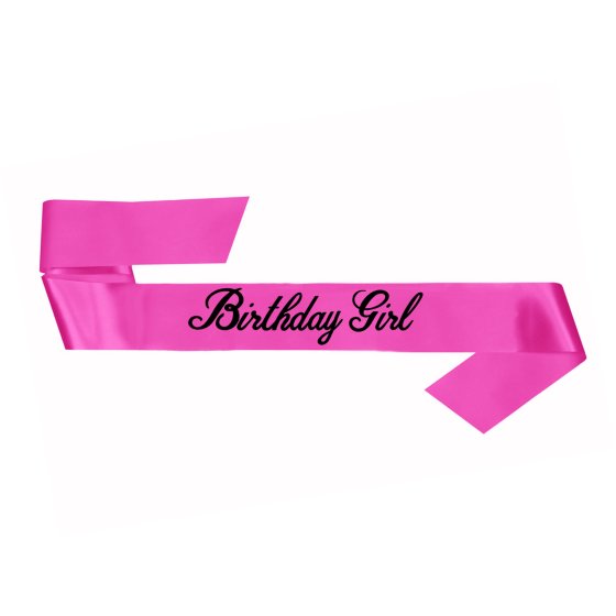 BIRTHDAY GIRL SASH - PINK
