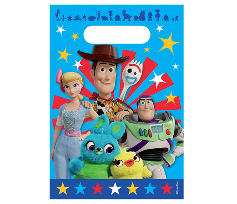 TOY STORY 4 LOOT BAGS - PACK OF 8