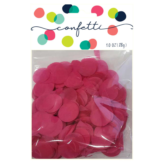 HOT PINK PAPER CONFETTI - 28G