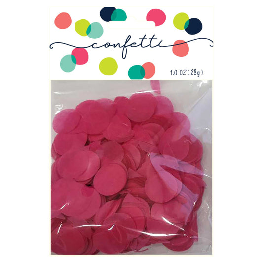 HOT PINK PAPER CONFETTI - 28G