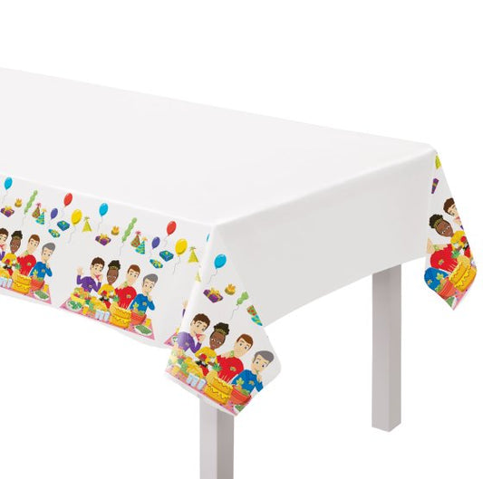 THE WIGGLES PAPER TABLECOVER 130CM x 240CM