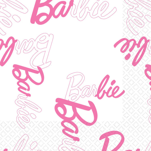 BARBIE WORDS LUNCH NAPKINS - PACK OF 16