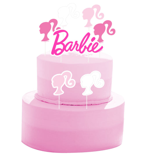 BARBIE CAKE DECORATING KIT - 7 PIECES