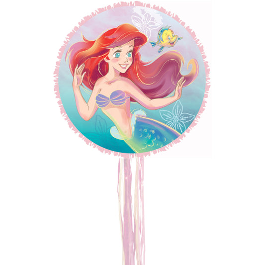 DISNEY PRINCESS THE LITTLE MERMAID EXPANDABLE PULL STRING DRUM PINATA