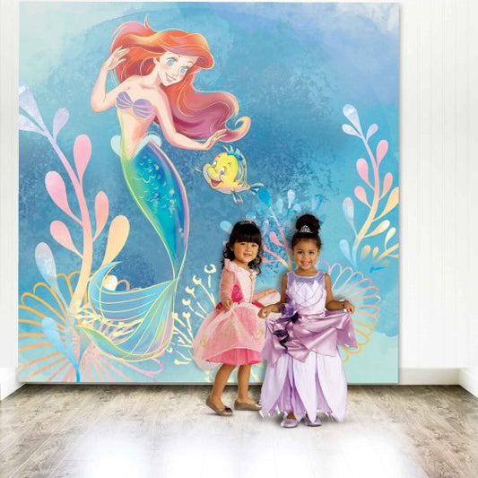 DISNEY PRINCESS THE LITTLE MERMAID SCENE SETTERS WALL DECORATING KIT