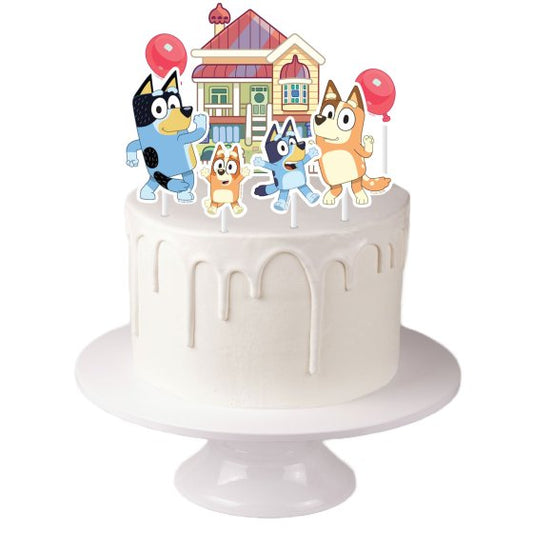 BLUEY CAKE DECORATING KIT - 7 PIECES