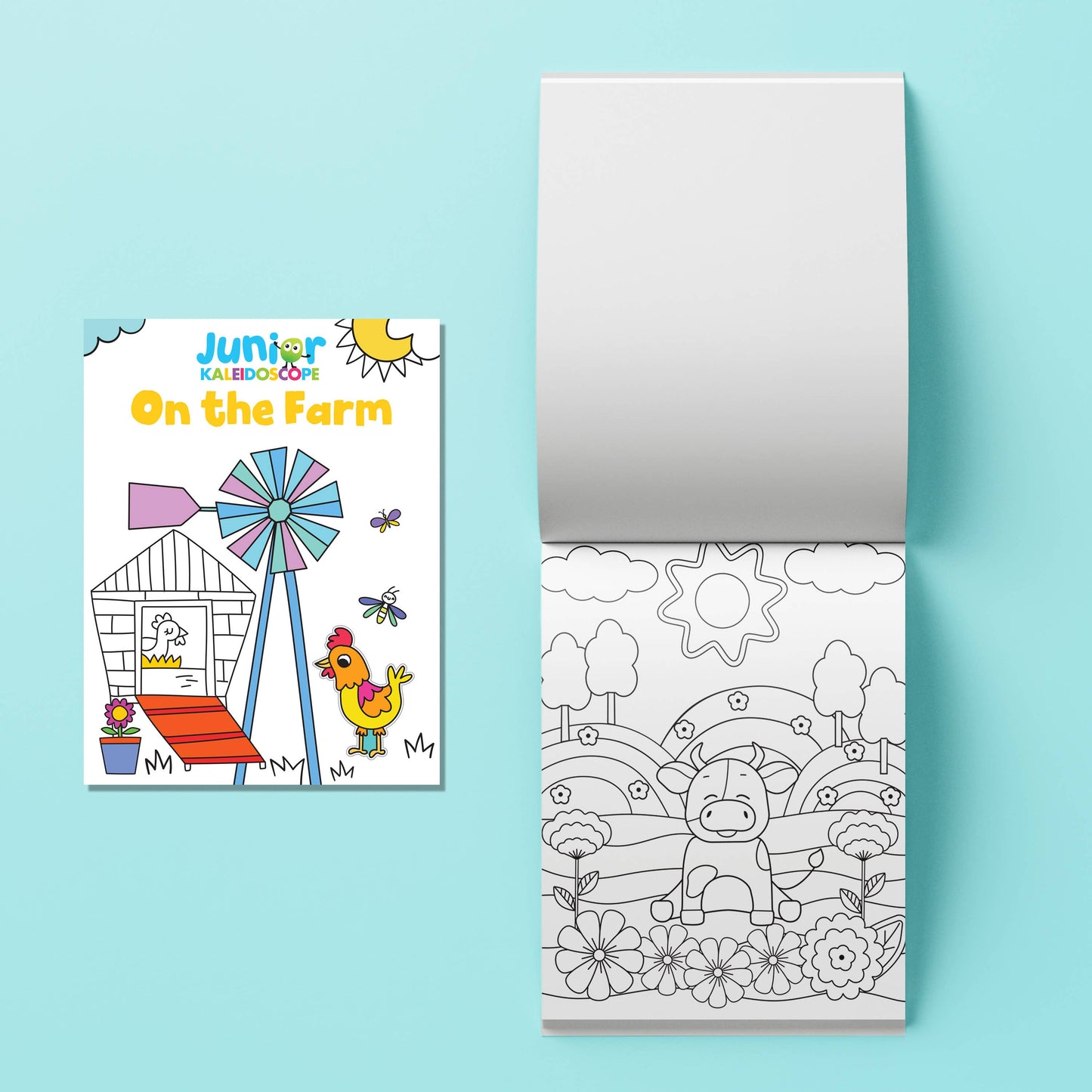 HINKLER JR KALEIDOSCOPE COLOURING KIT ON THE FARM