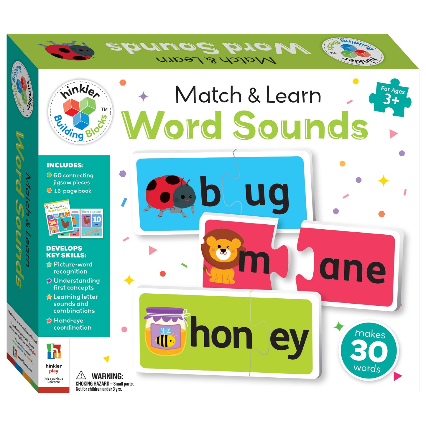 HINKLER BUILDING BLOCKS MATCH & LEARN WORD SOUNDS