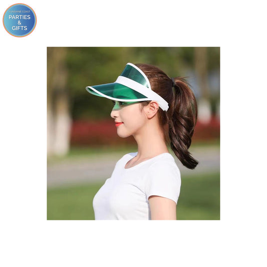 SUN VISOR PARTY HAT - GREEN