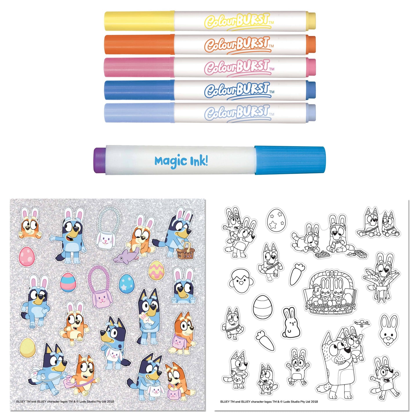 HINKLER INKREDIBLES ACTIVITY KIT BLUEY EASTER