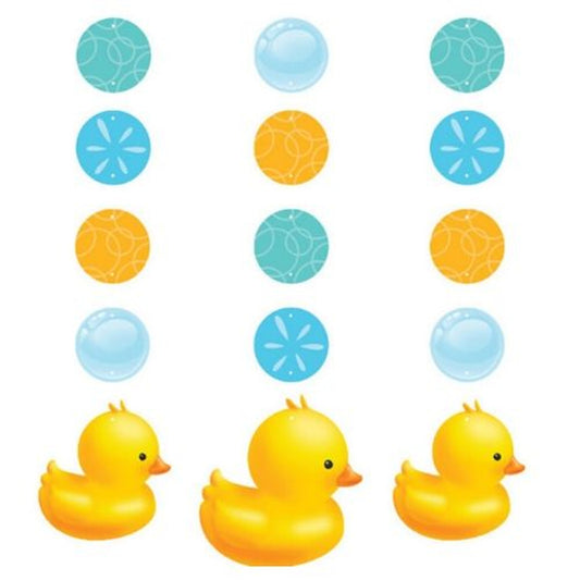 BABY SHOWER BUBBLE BATH HANGING CUTOUTS - 3 PACK