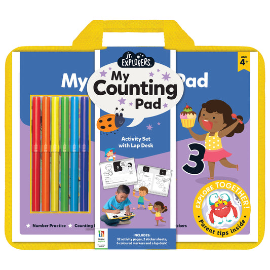 HINKLER JUNIOR EXPLORERS MATHS ACTIVITY SET AND LAP DESK