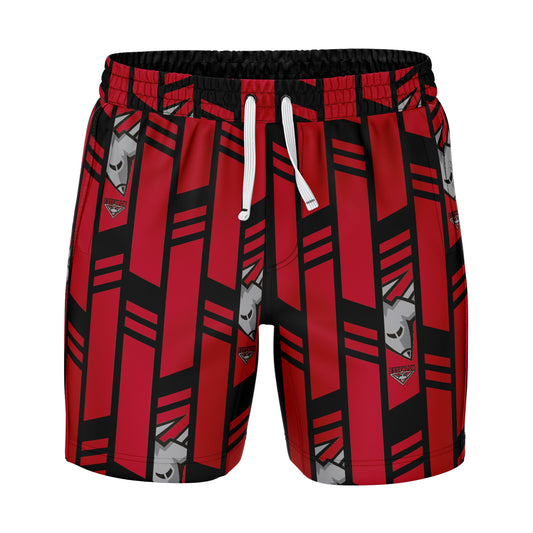 AFL RIVIERA VOLLEY SWIM SHORTS - ESSENDON BOMBERS