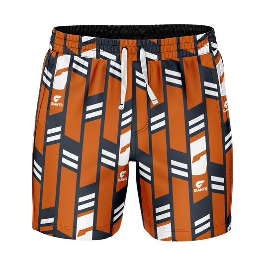 AFL RIVIERA VOLLEY SWIM SHORTS - GREATER WESTERN SYDNEY GIANTS
