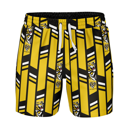 AFL RIVIERA VOLLEY SWIM SHORTS - RICHMOND TIGERS