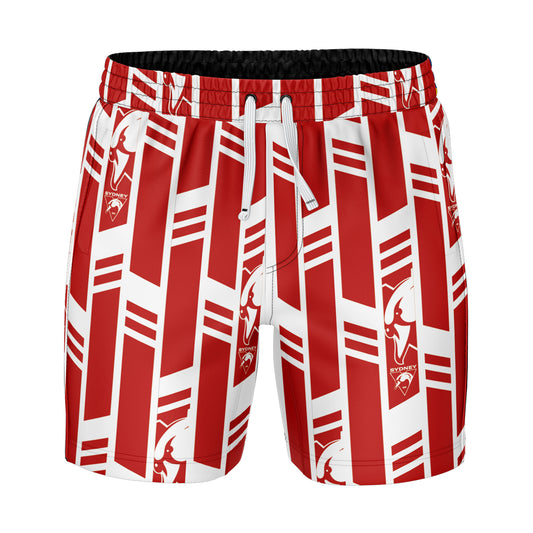 AFL RIVIERA VOLLEY SWIM SHORTS - SYDNEY SWANS