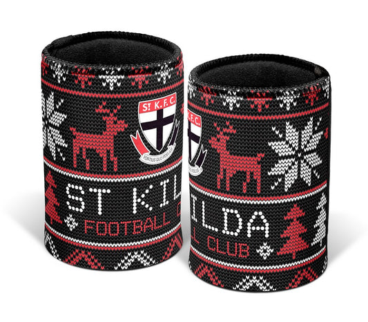 AFL ST KILDA SAINTS XMAS CAN COOLER