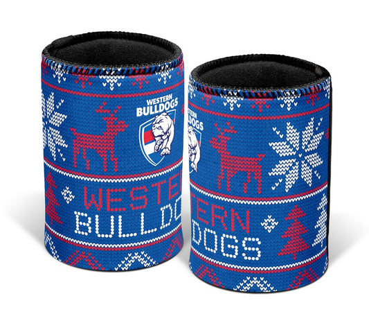 AFL WESTERN BULLDOGS XMAS CAN COOLER
