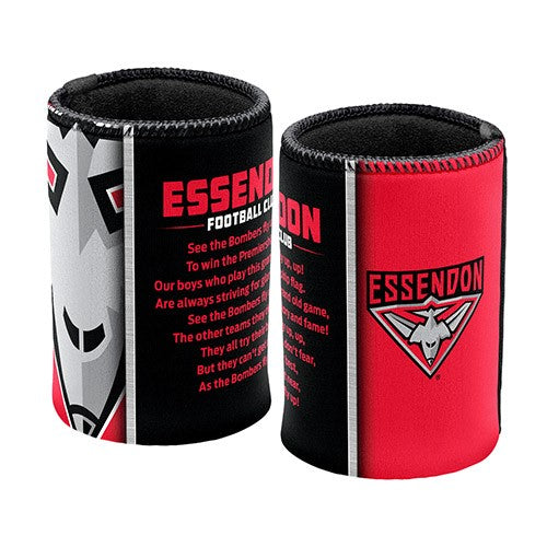 AFL ESSENDON BOMBERS TEAM SONG CAN COOLER