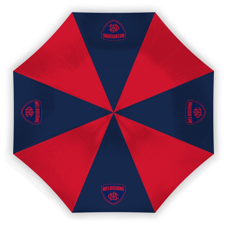 AFL COMPACT UMBRELLA - MELBOURNE DEMONS