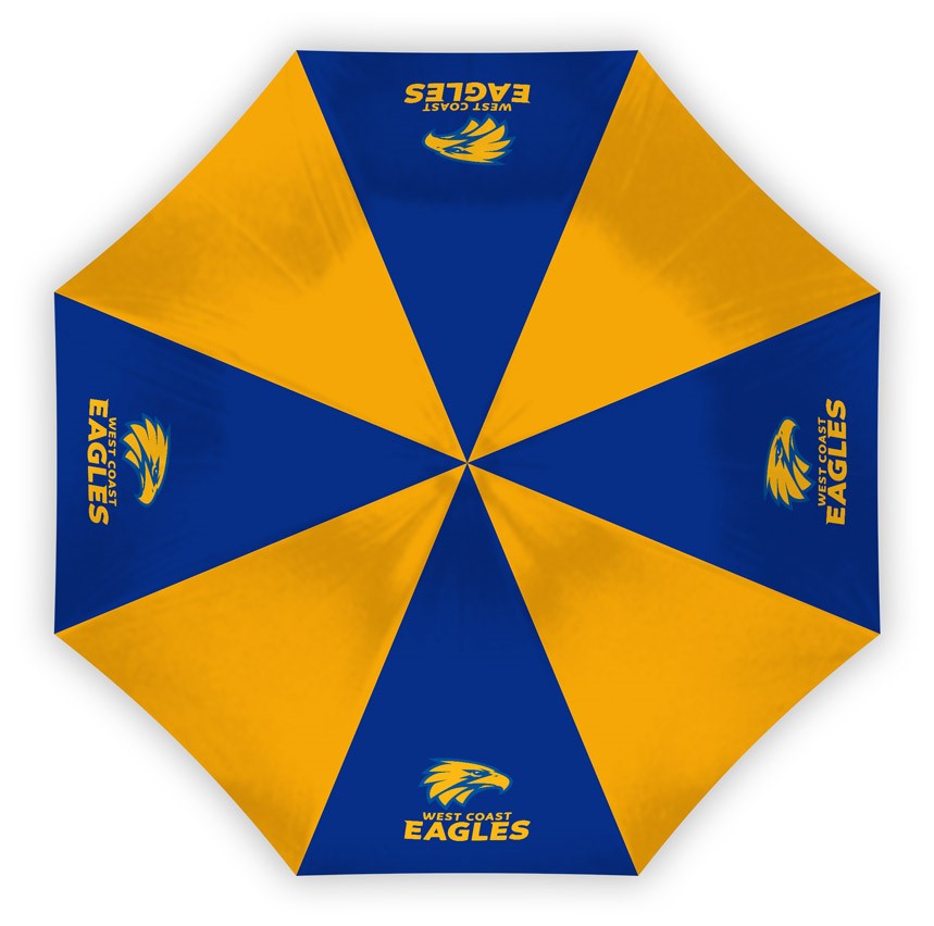 AFL COMPACT UMBRELLA - WEST COAST EAGLES