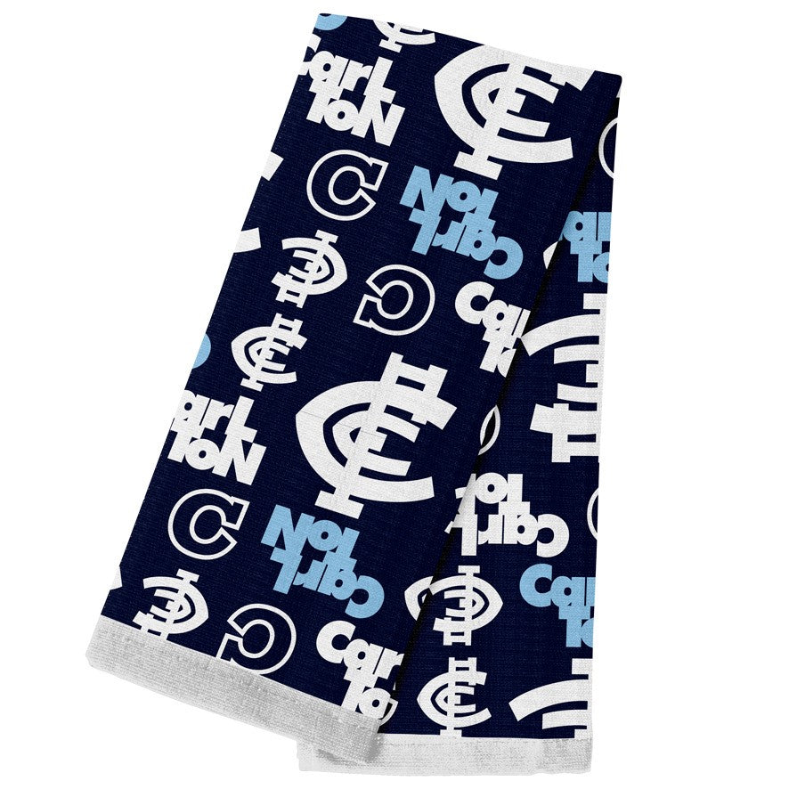 AFL CARLTON BLUES TEA TOWEL