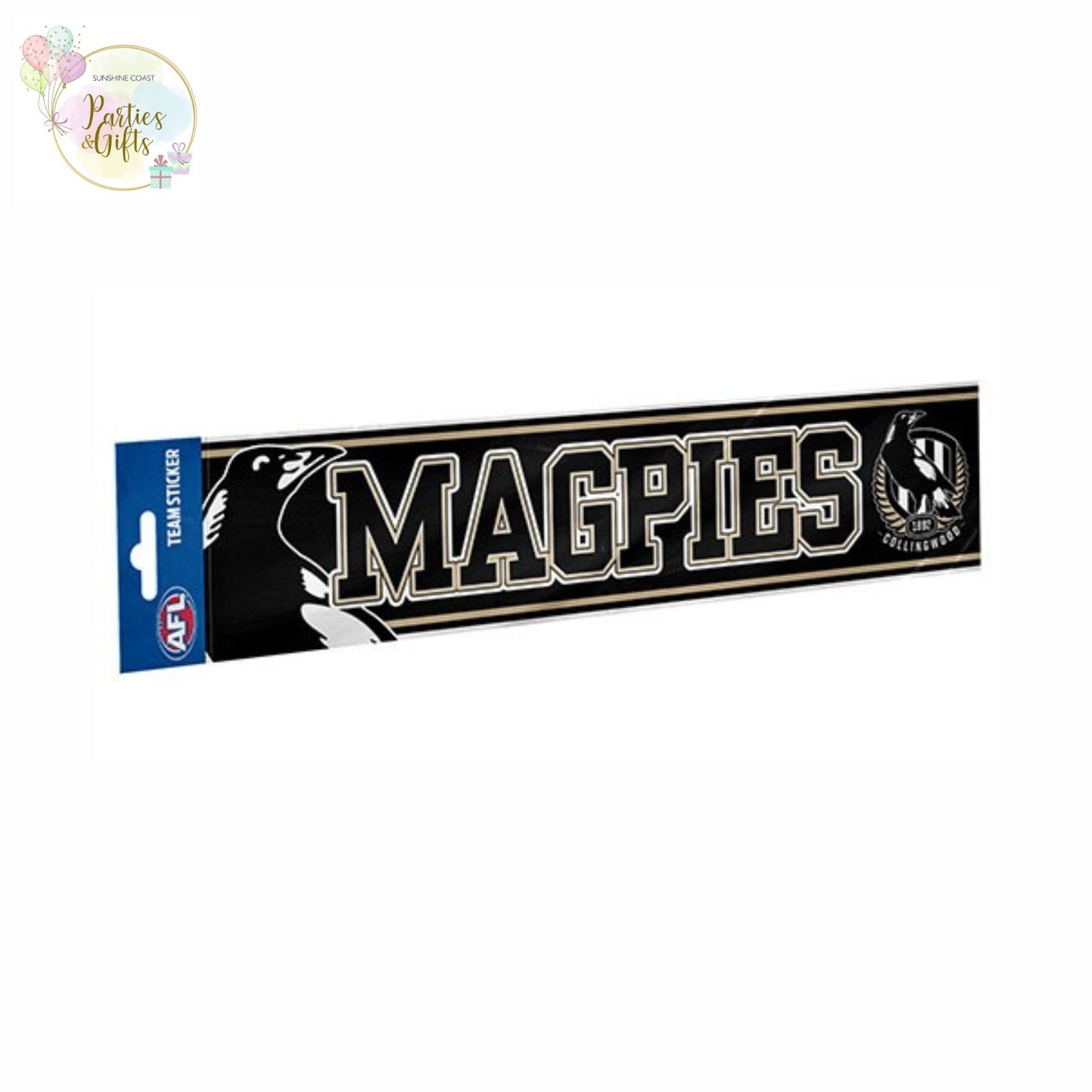 AFL COLLINGWOOD MAGPIES BUMPER STICKER