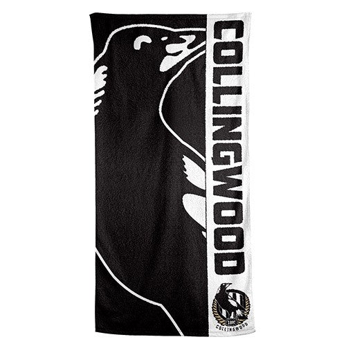 AFL BEACH TOWEL - COLLINGWOOD MAGPIES