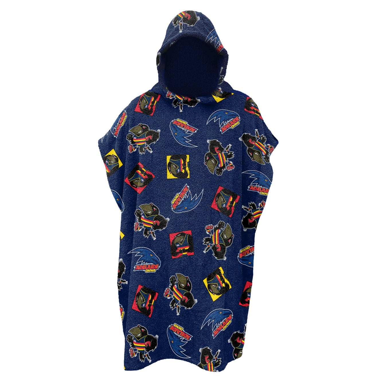 AFL YOUTH HOODED BEACH TOWEL - ADELAIDE CROWS