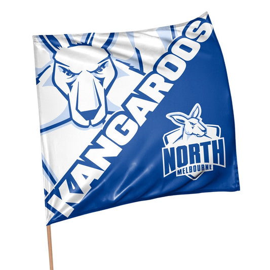 AFL SUPPORTER 70CM FLAG - NORTH MELBOURNE KANGAROOS