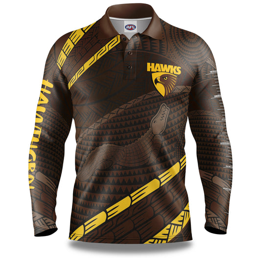 AFL KOEDAL FISHING SHIRT - HAWTHORN HAWKS