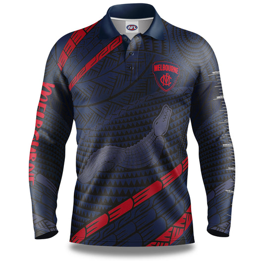 AFL KOEDAL FISHING SHIRT - MELBOURNE DEMONS