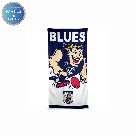 AFL JUMBO BEACH TOWEL - CARLTON BLUES