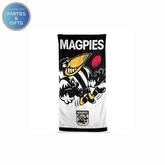 AFL JUMBO BEACH TOWEL - COLLINGWOOD MAGPIES