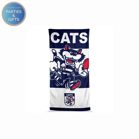 AFL JUMBO BEACH TOWEL - GEELONG CATS