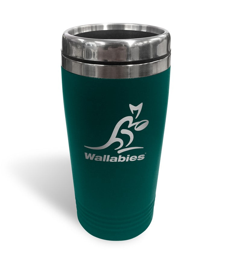 WALLABIES STAINLESS STEEL TRAVEL MUG