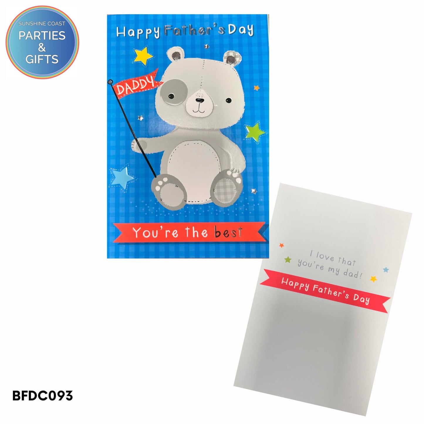 FATHERS DAY CARD - DADDY YOU'RE THE BEST
