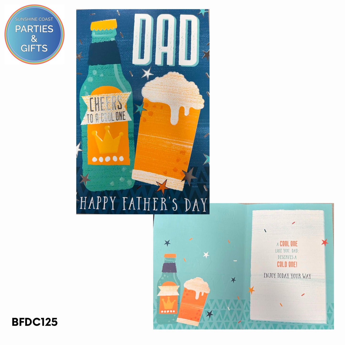 FATHERS DAY CARD - CHEERS