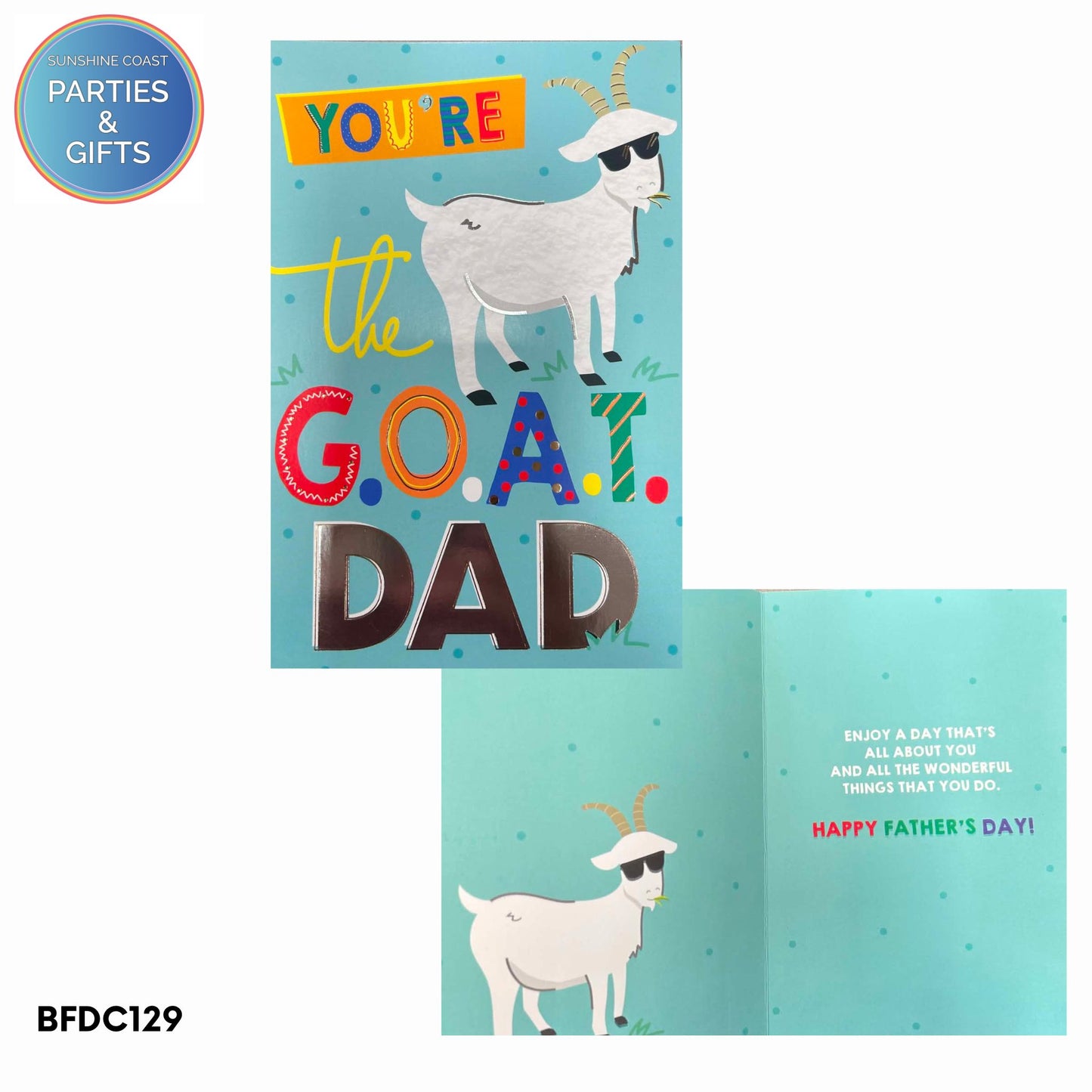FATHERS DAY CARD - G.O.A.T