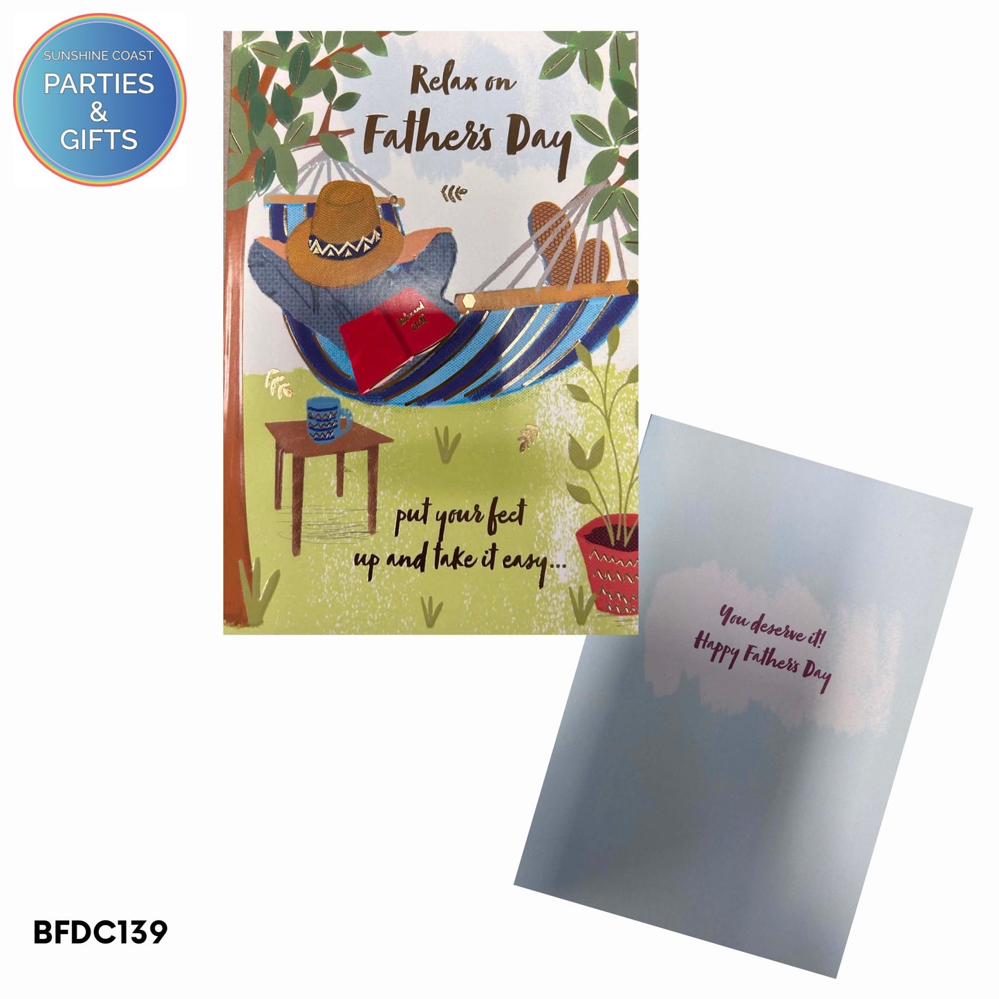FATHERS DAY CARD - RELAX