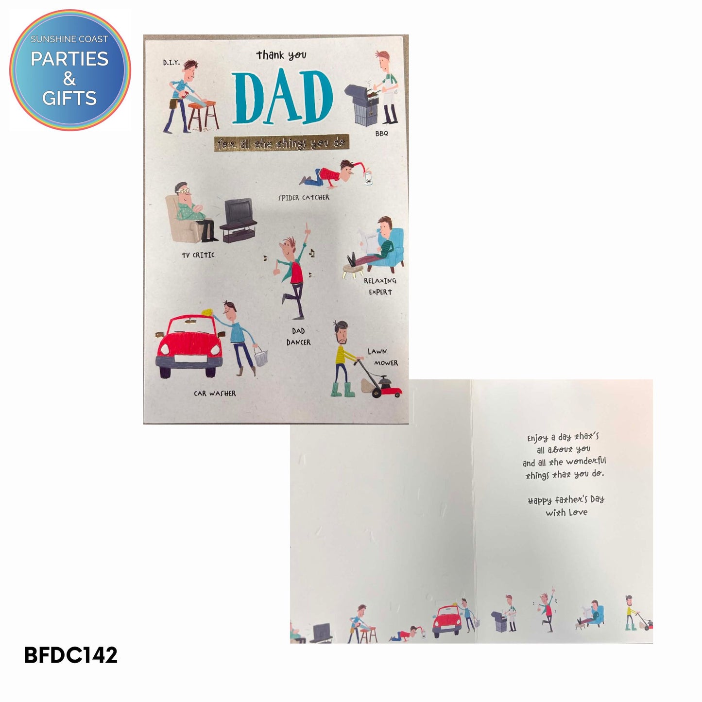 FATHERS DAY CARD - THANK YOU DAD