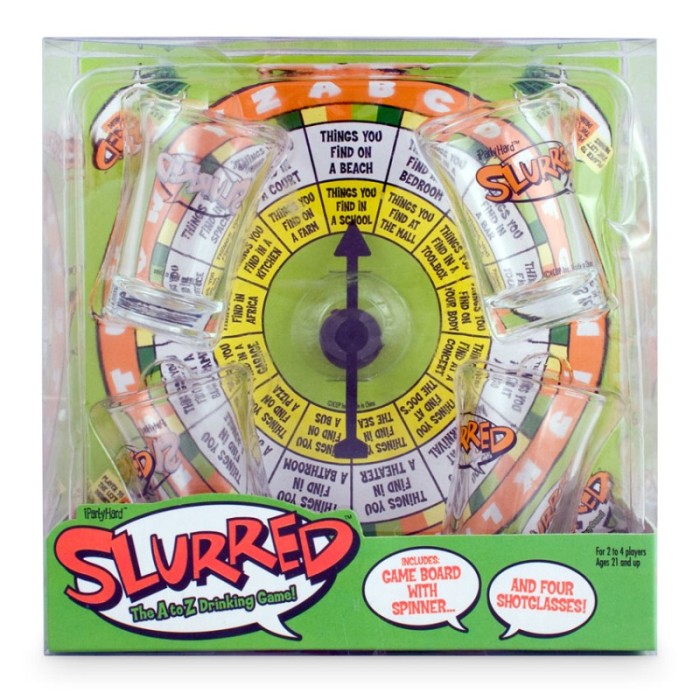 ADULT DRINKING GAME - SLURRED