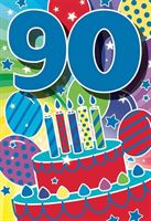 BIRTHDAY CARD - 90TH BIRTHDAY